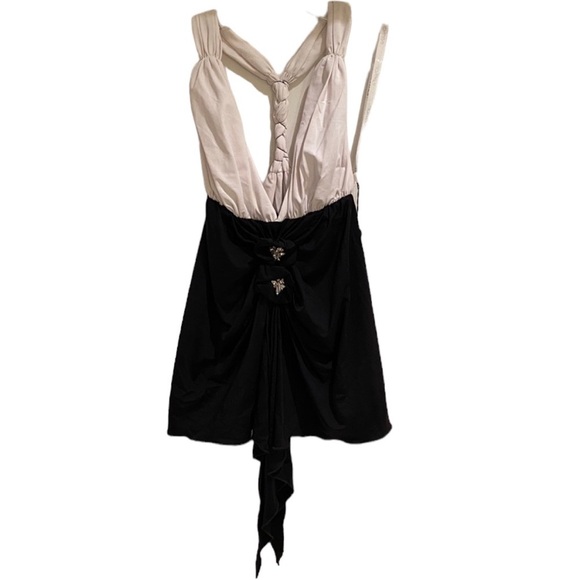 Jovani Tops - Jovani Black/White Tank